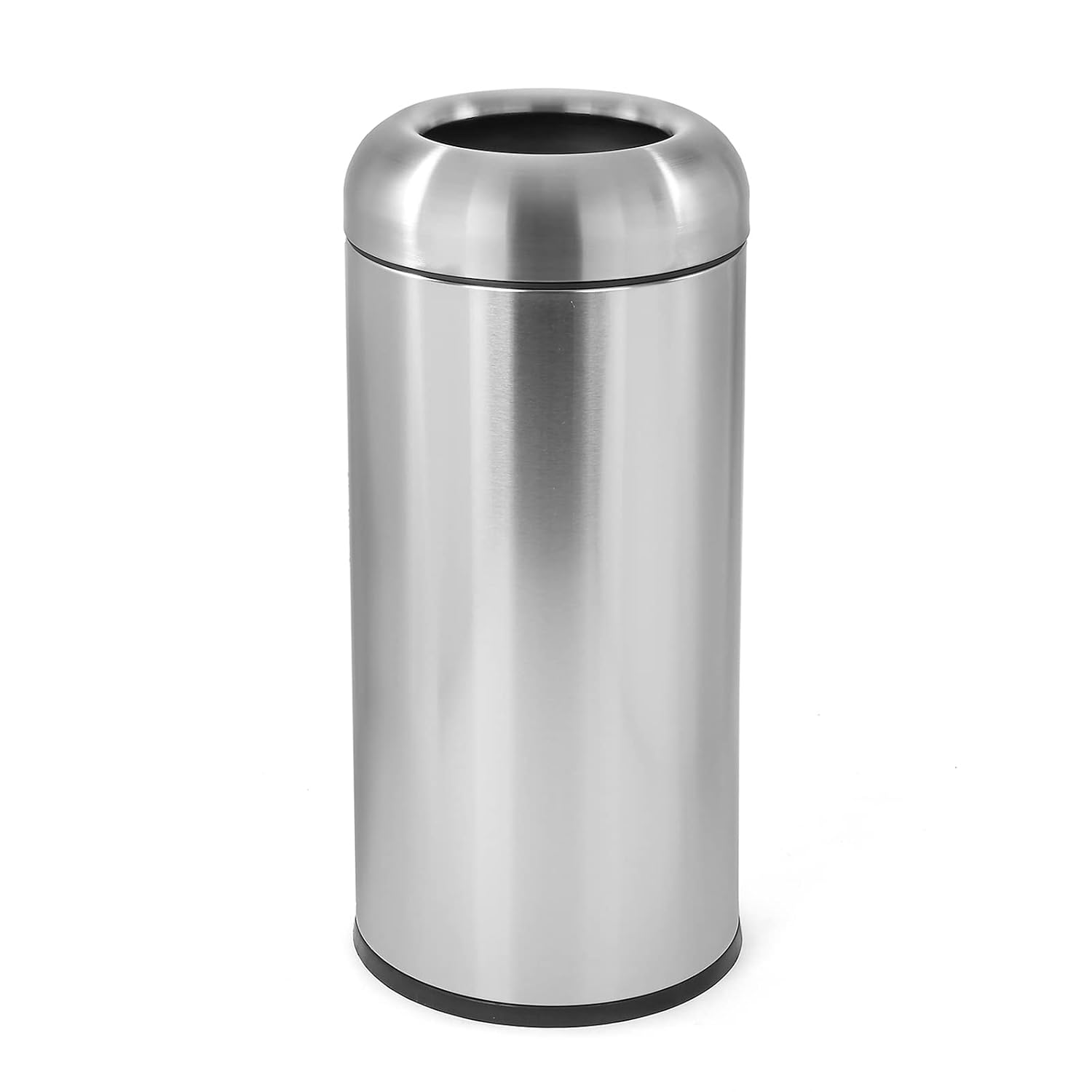 Commercial Kitchen Bin - Large Stainless Steel Open‑Top Trash Can