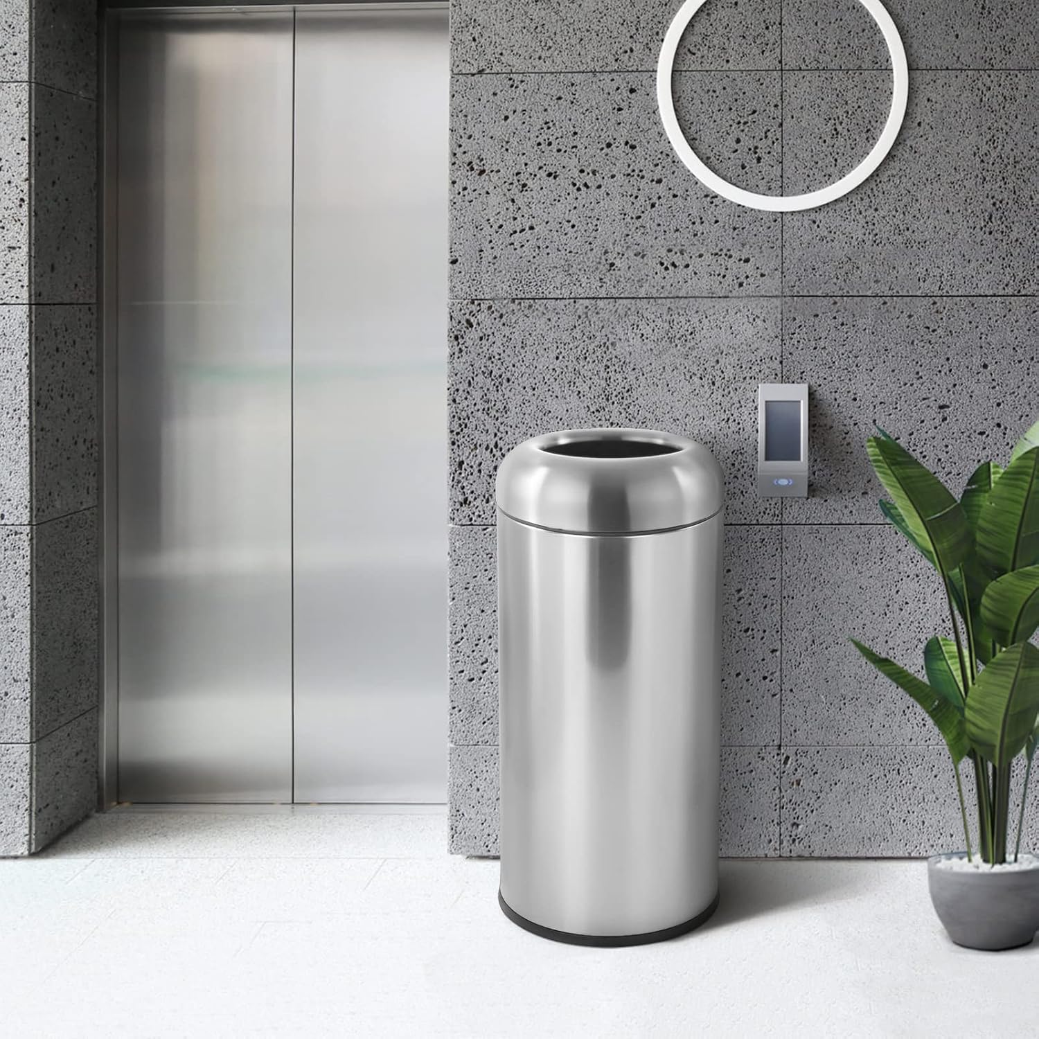 Large Stainless Steel Open‑Top - огляд і ціна Commercial Kitchen Bin
