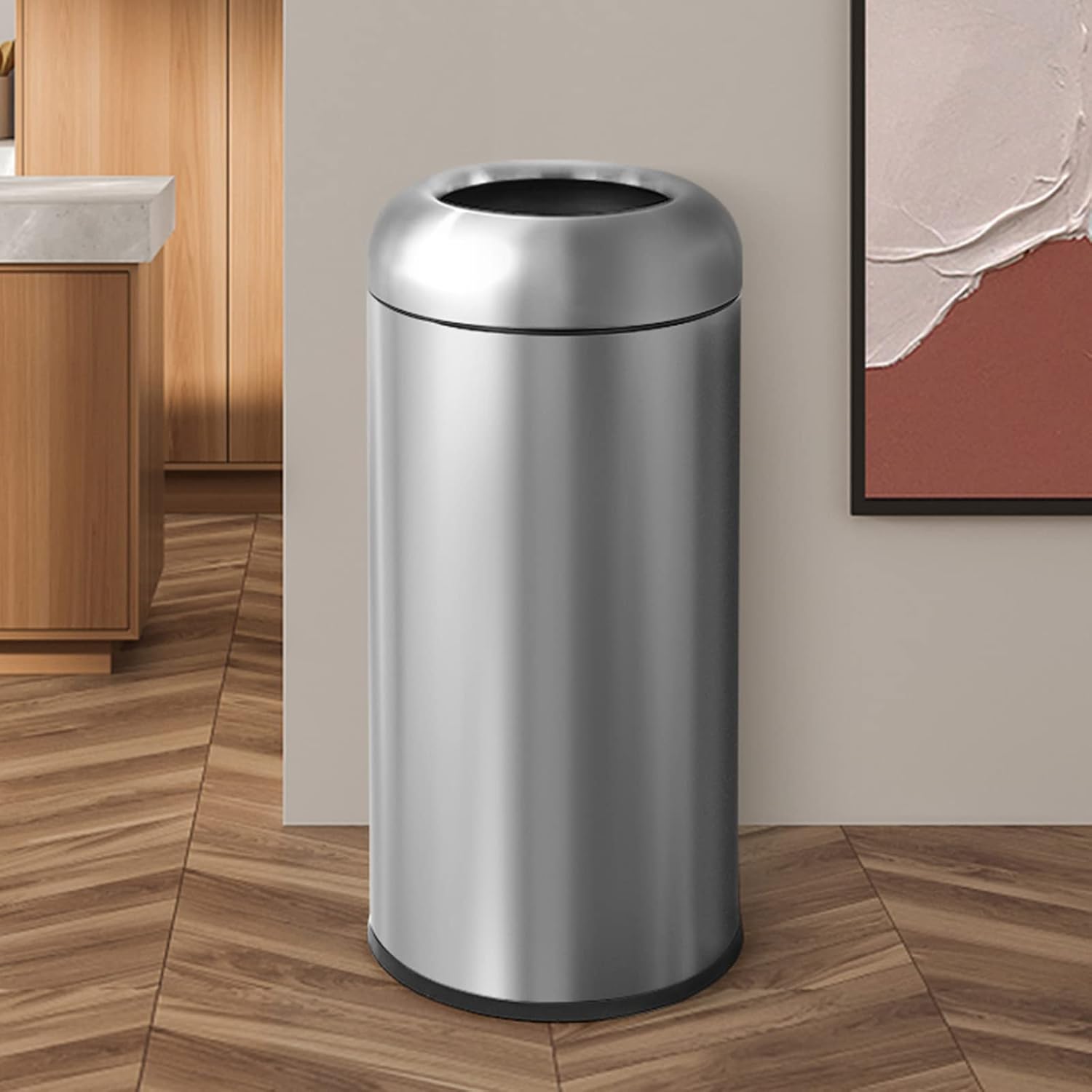 Metallic 16.5‑Gallon Open‑Top  - огляд і ціна Commercial Kitchen Bin