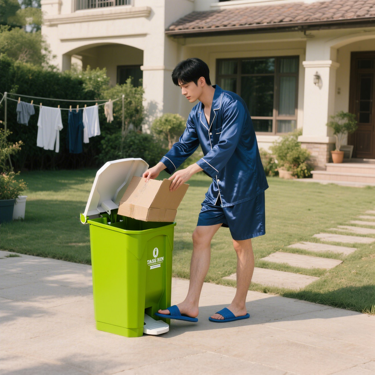 Large Outdoor Step Trash Can,  - огляд і ціна Commercial Kitchen Bin