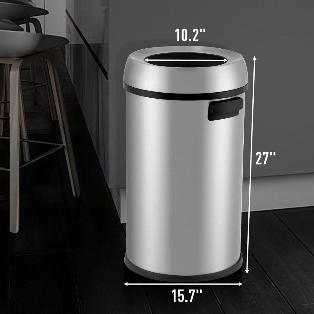 65L/17Gal Heavy Duty Open Top  - огляд і ціна Commercial Kitchen Bin