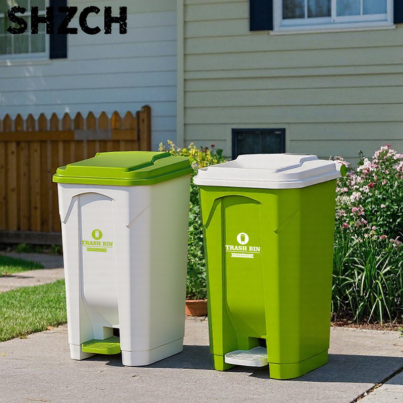 Large Outdoor Step Trash Can,  - огляд і ціна Commercial Kitchen Bin