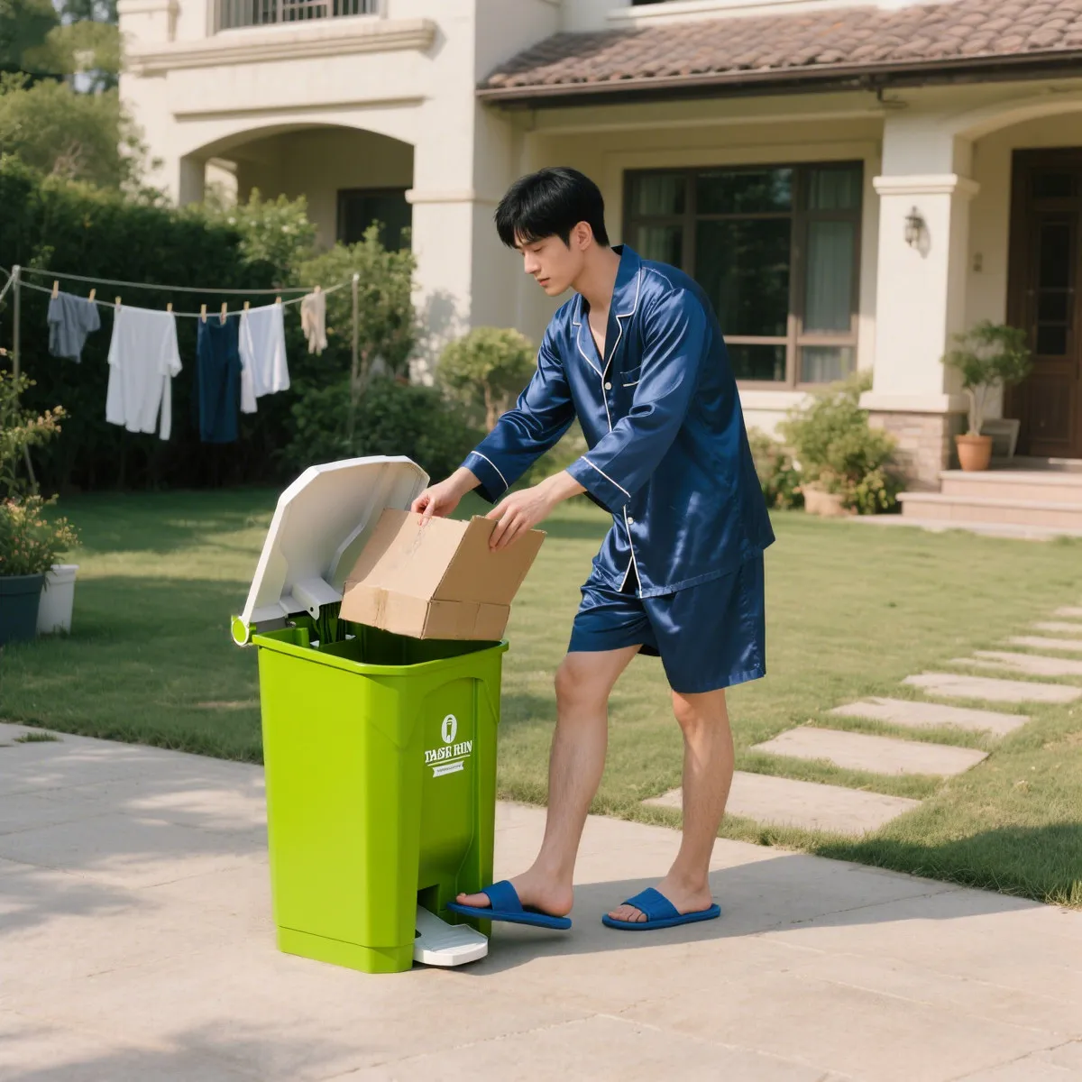 Large Outdoor Step Trash Can,  - огляд і ціна Commercial Kitchen Bin